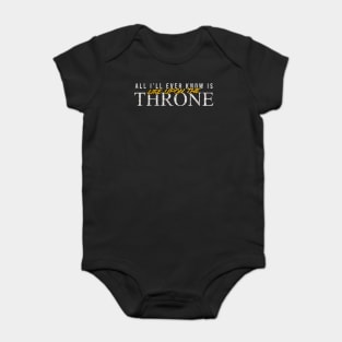 Life Upon The Throne - Black Outline Baby Bodysuit